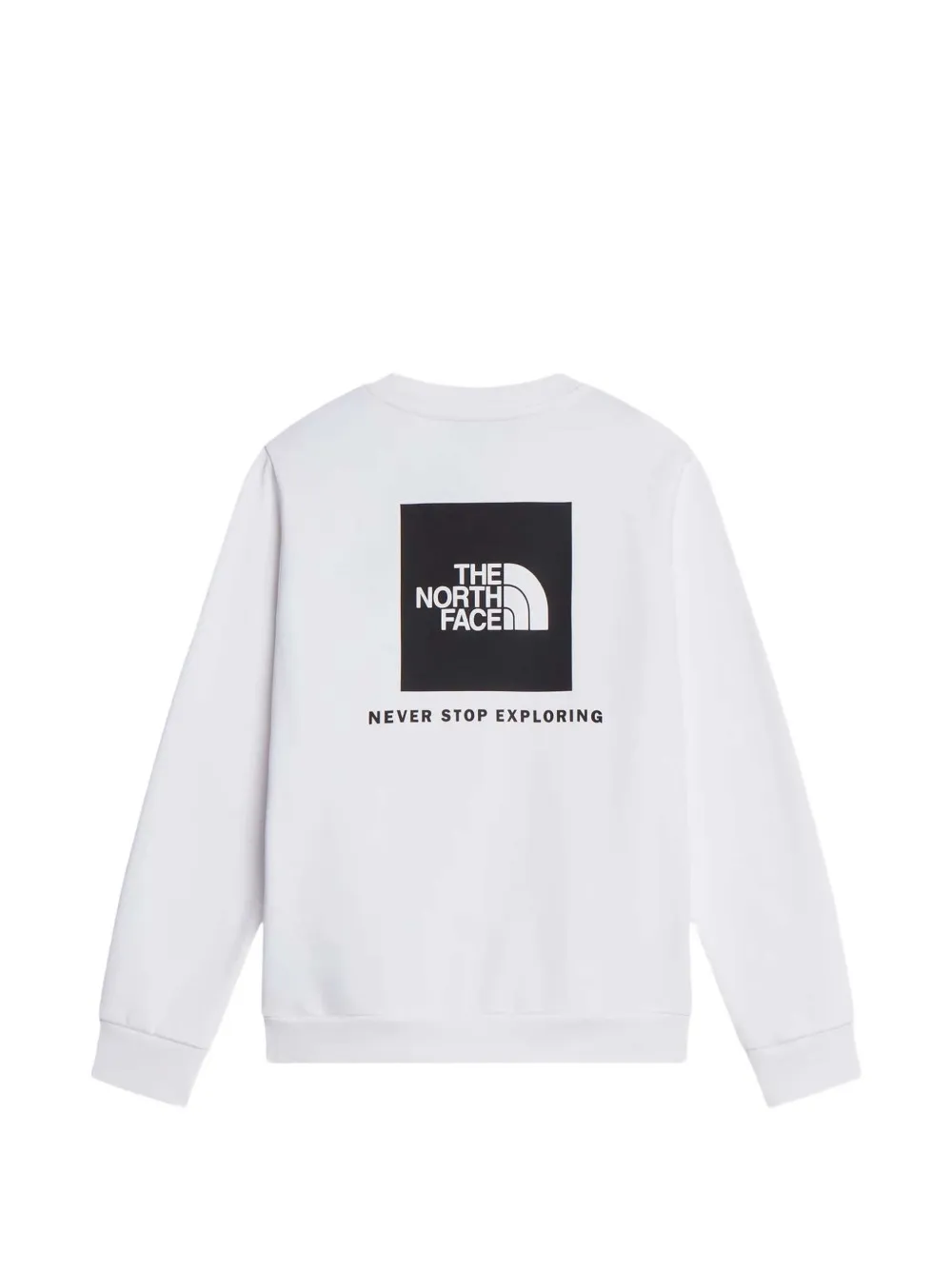 The North Face Kids Evolution Box logo-print sweater Wit