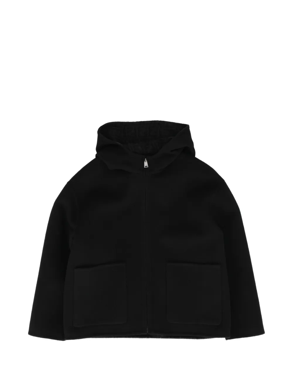 Fendi Kids FF hooded jacket Zwart
