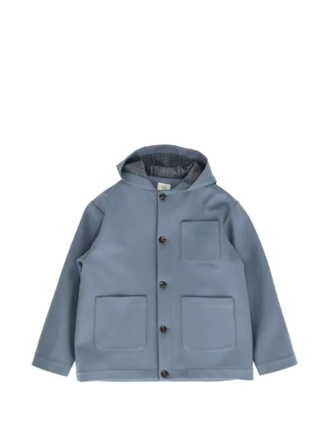Fendi Kids FF-logo hooded coat
