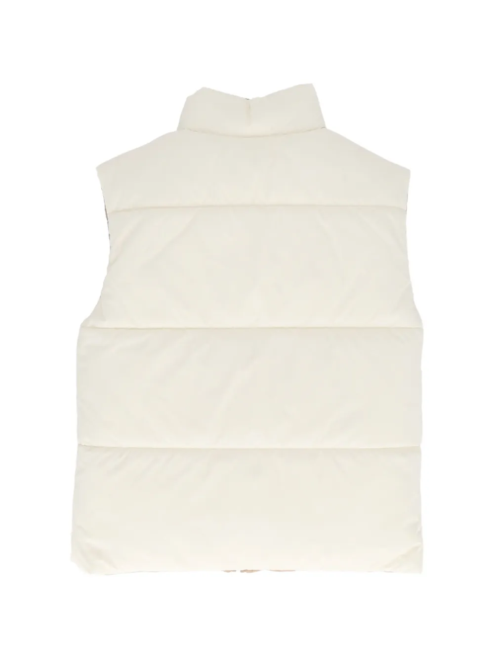 Fendi Kids Omkeerbare bodywarmer met FF-jacquard Beige