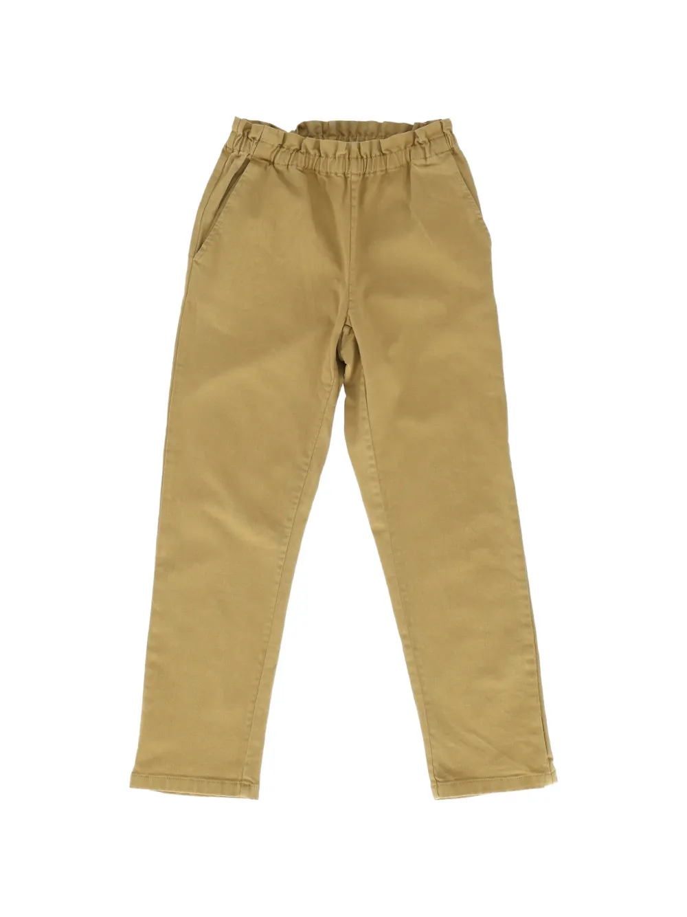 Bonpoint July paperbag-waist trousers - Marrone