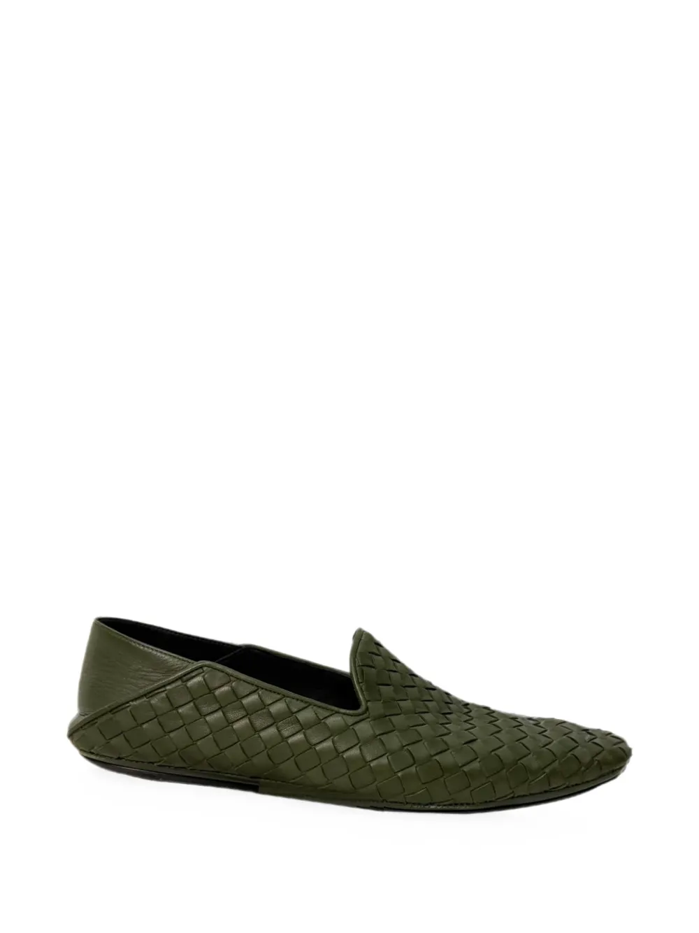 Bottega Veneta Pre-Owned Intrecciato convertible loafers - Grün