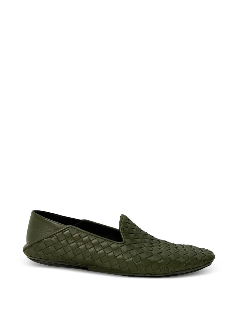 Bottega Veneta Pre-Owned Intrecciato convertible loafers - Grün