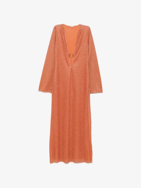Oséree vestido con detalle de aberturas y detalle de lúrex