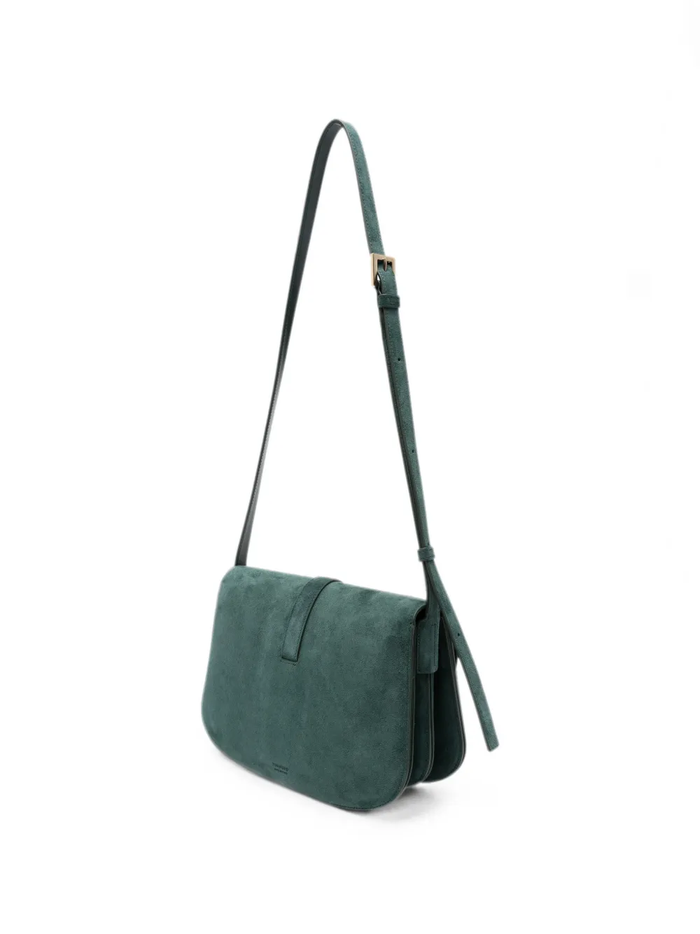 TOM FORD T Twist suède crossbodytas Groen