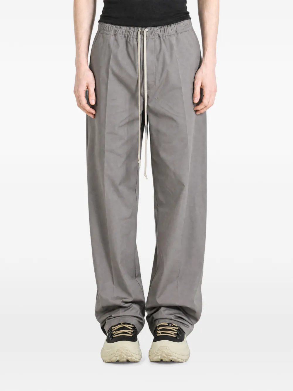 Rick Owens Broek met trekkoordtaille Grijs