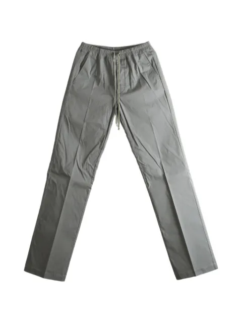 Rick Owens drawstring-waist pressed-crease trousers