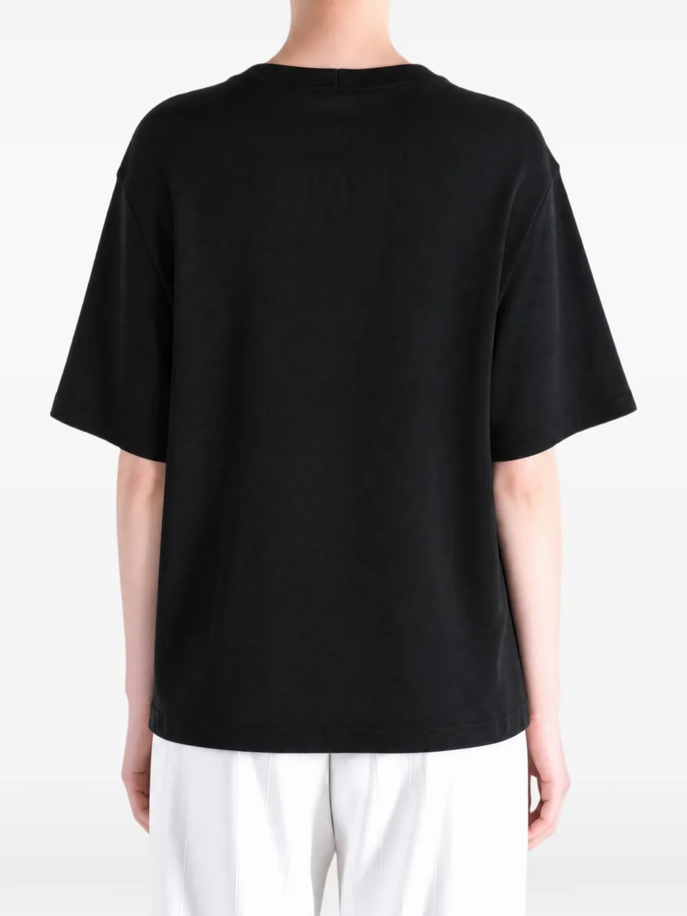 Rick Owens T-shirt met ronde hals Zwart