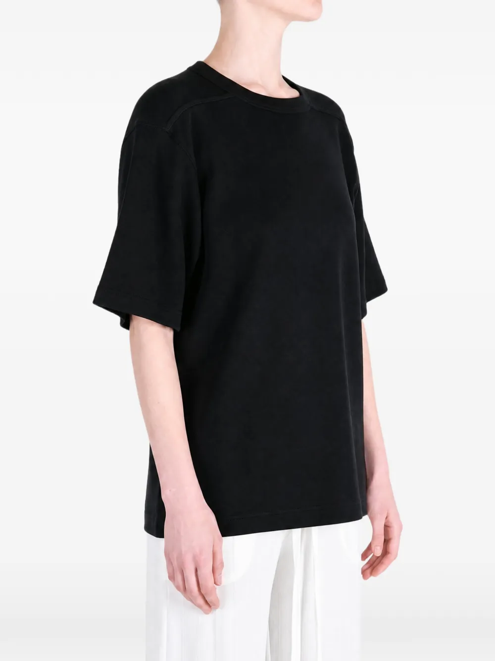 Rick Owens T-shirt met ronde hals Zwart