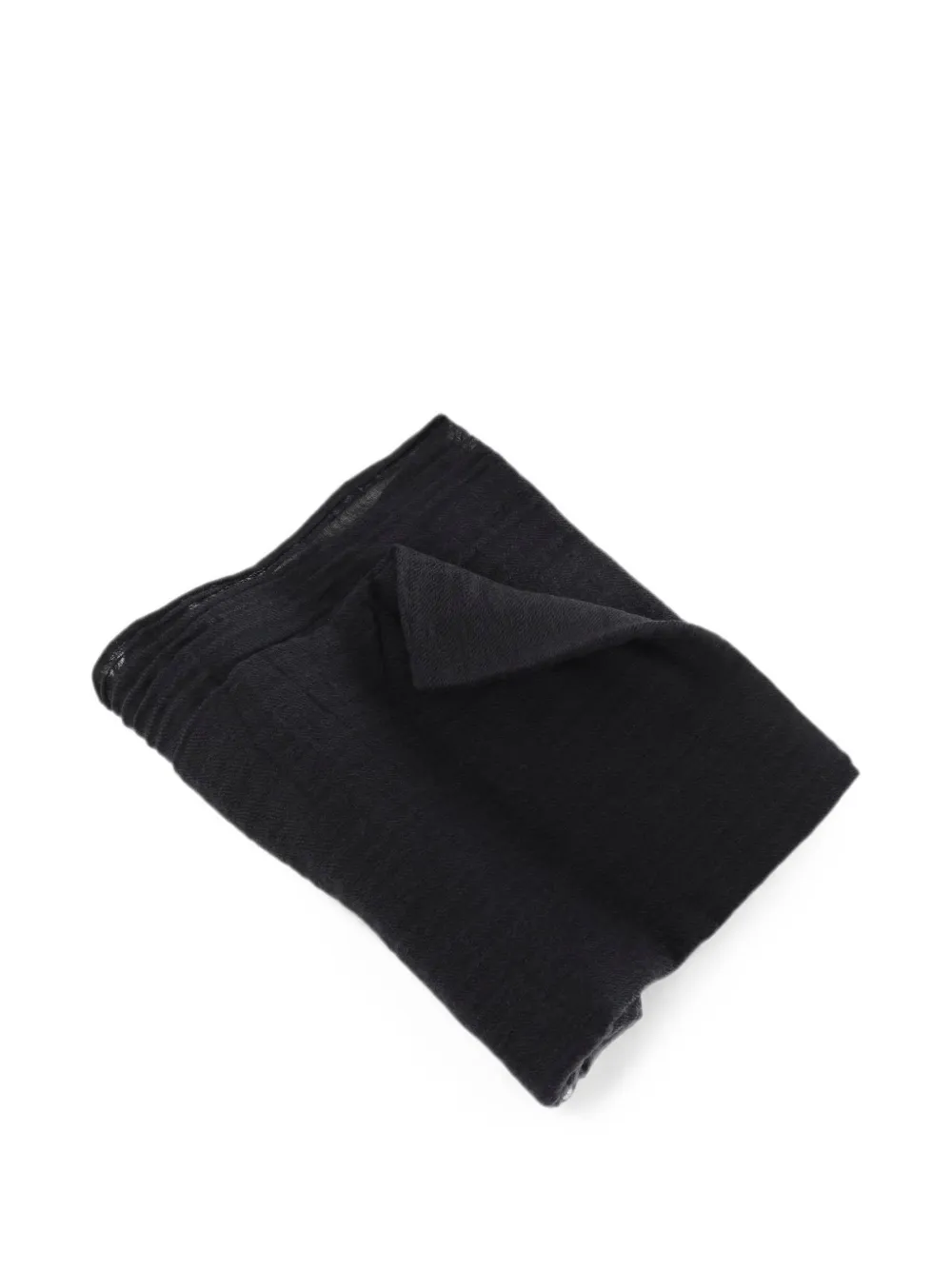 Rick Owens Sjaal met franje Zwart