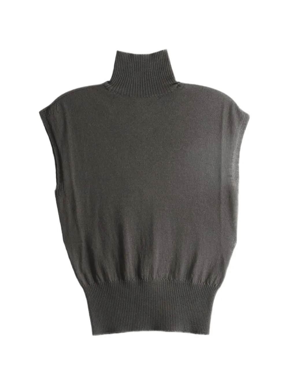 Rick Owens high-neck tank top - Grigio