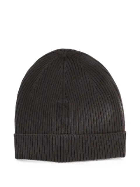 Rick Owens ribbed-knit cashmere beanie hat