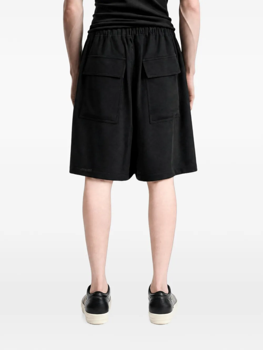 Rick Owens Shorts met trekkoordtaille Zwart