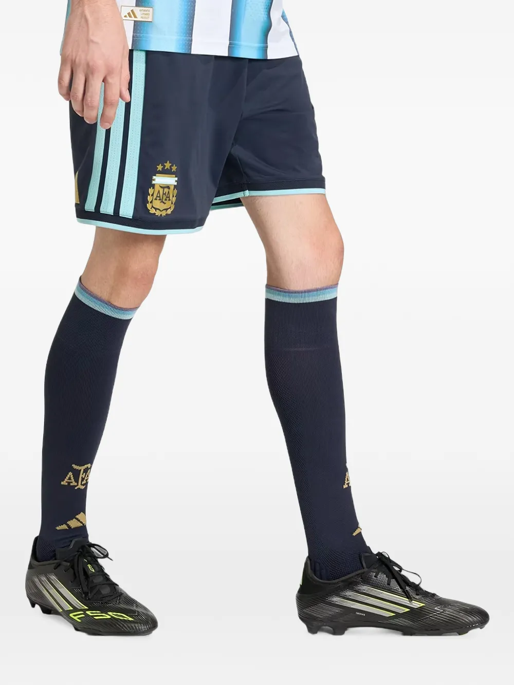adidas Argentina 26 Home Authentic shorts met logo-patch Blauw