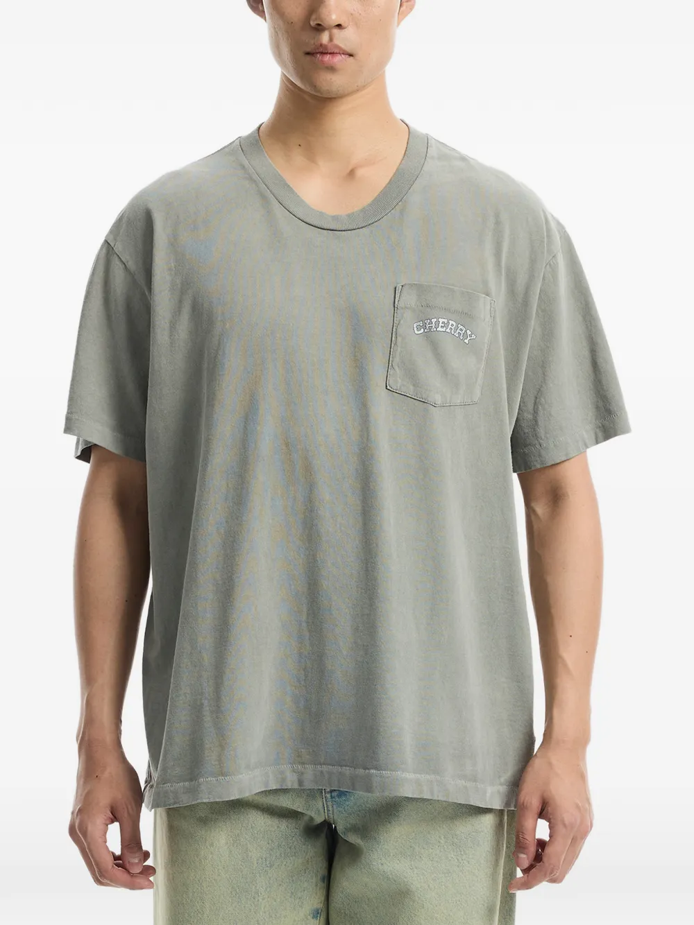 Cherry LA Palamino graphic-print pocket T-shirt - Verde