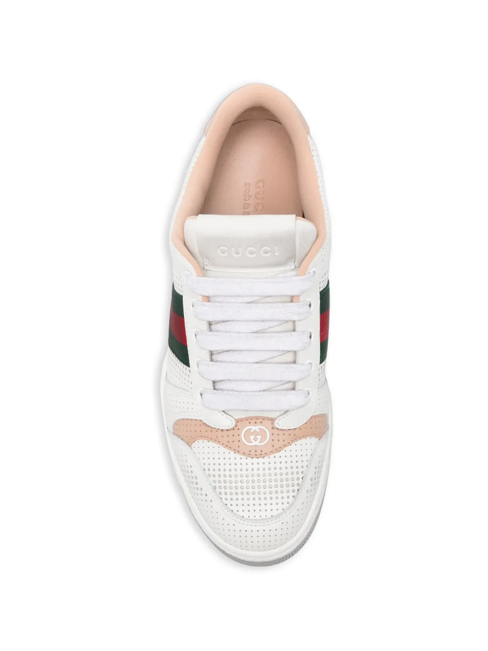 Gucci leather Re-Web sneakers Zwart