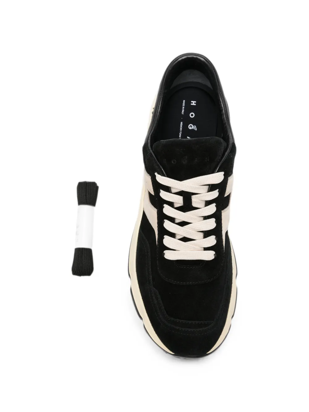 Hogan Hyperlight panelled logo-patch sneakers Blauw