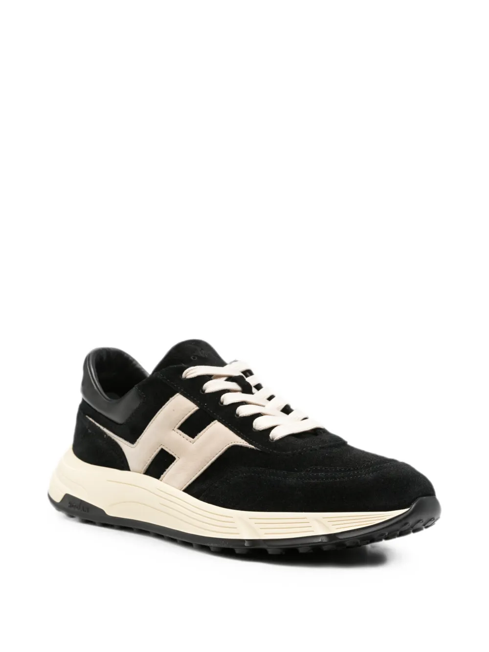 Hogan Hyperlight panelled logo-patch sneakers Blauw