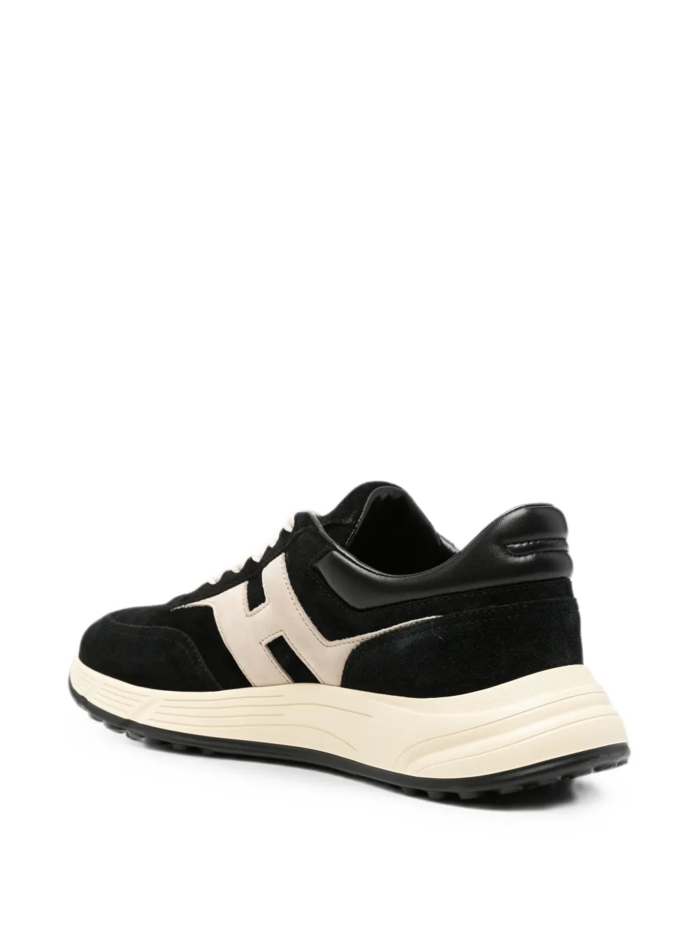 Hogan Hyperlight panelled logo-patch sneakers Blauw