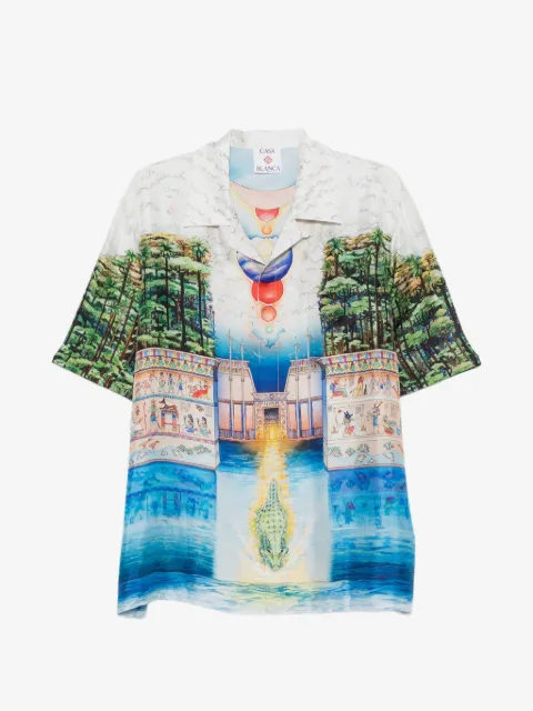 Casablanca Camisa de seda