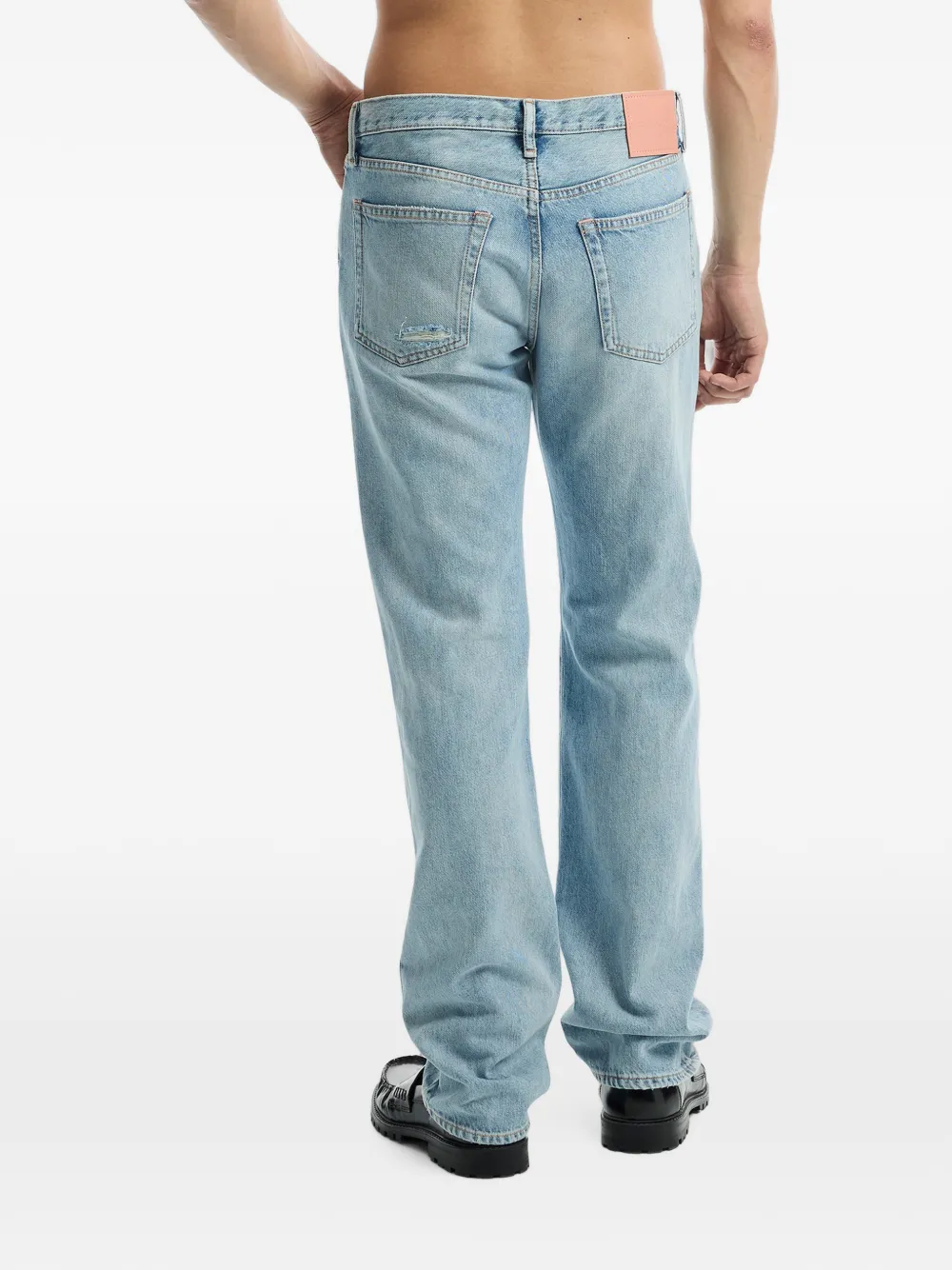 Acne Studios Gerafelde jeans 1996M Blauw