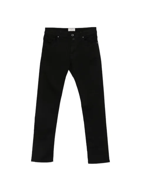 Jacob Cohën logo-patch slim-fit jeans
