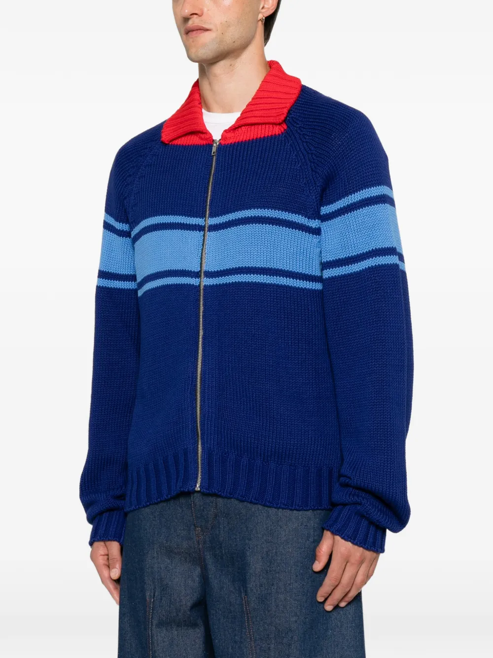 Marni Vest met rits Blauw