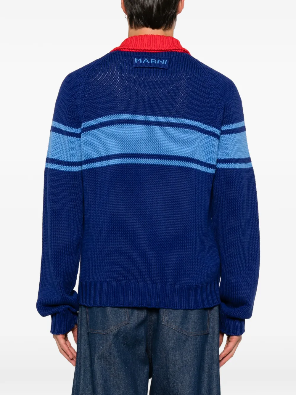 Marni Vest met rits Blauw
