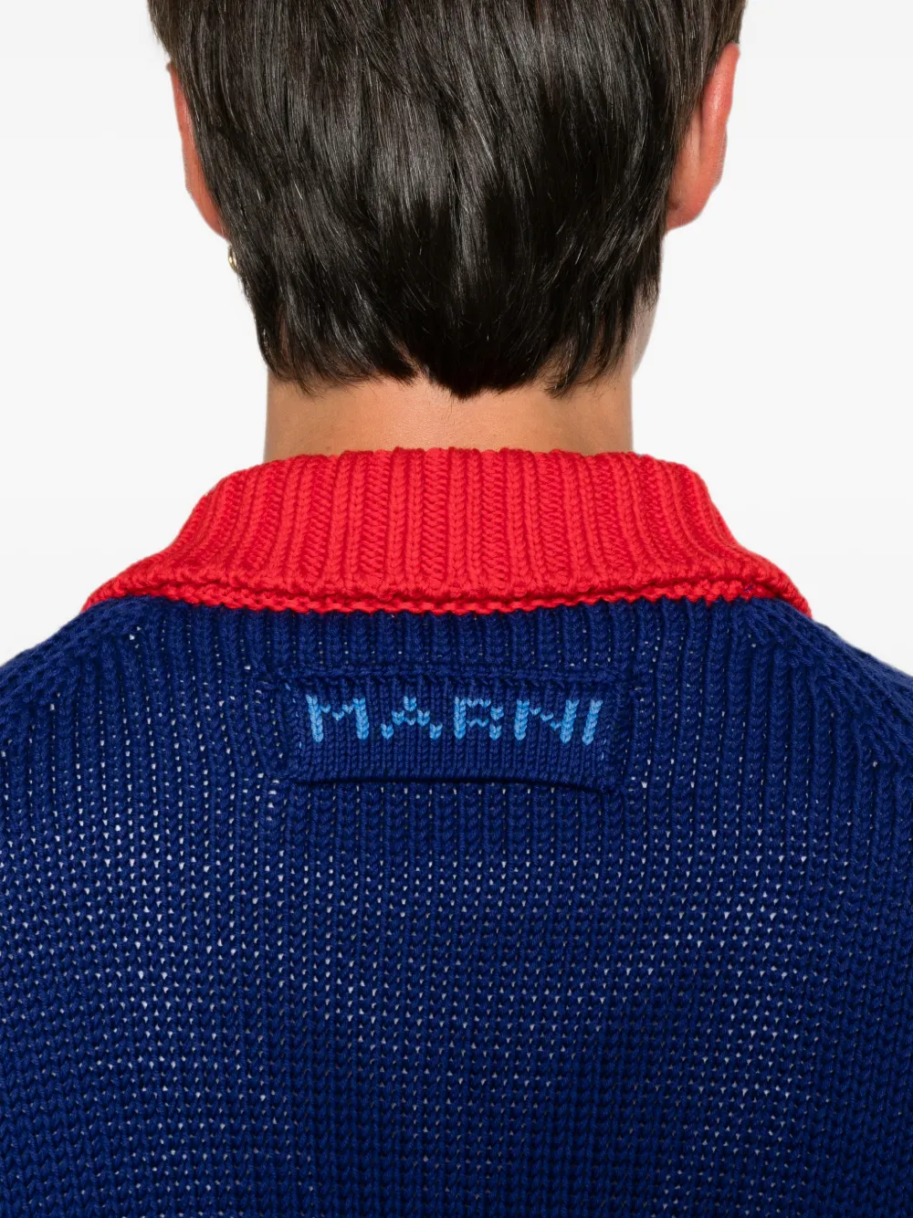 Marni Vest met rits Blauw