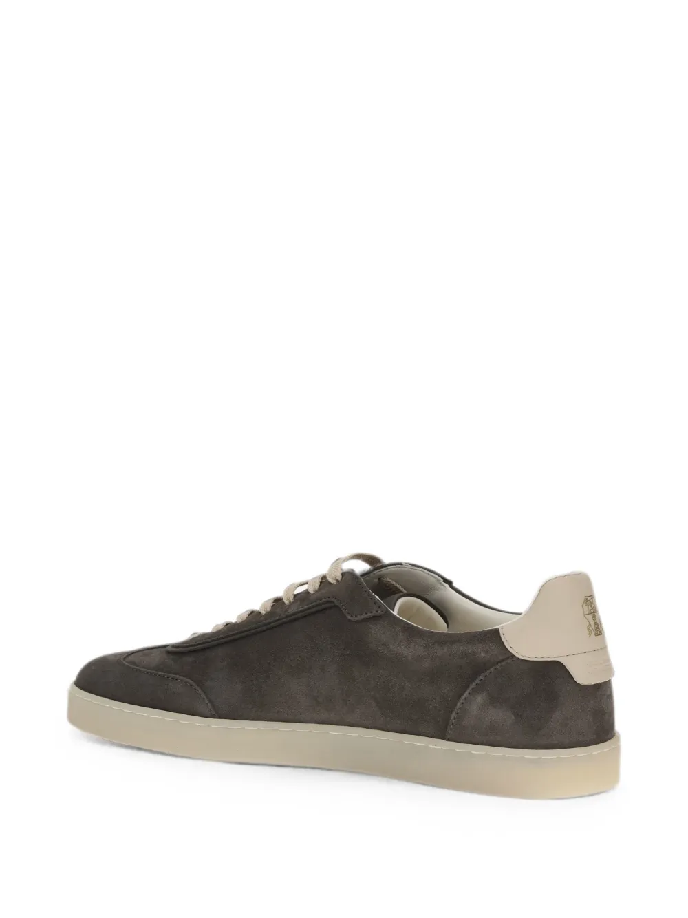 Brunello Cucinelli suede low-top sneakers Grijs