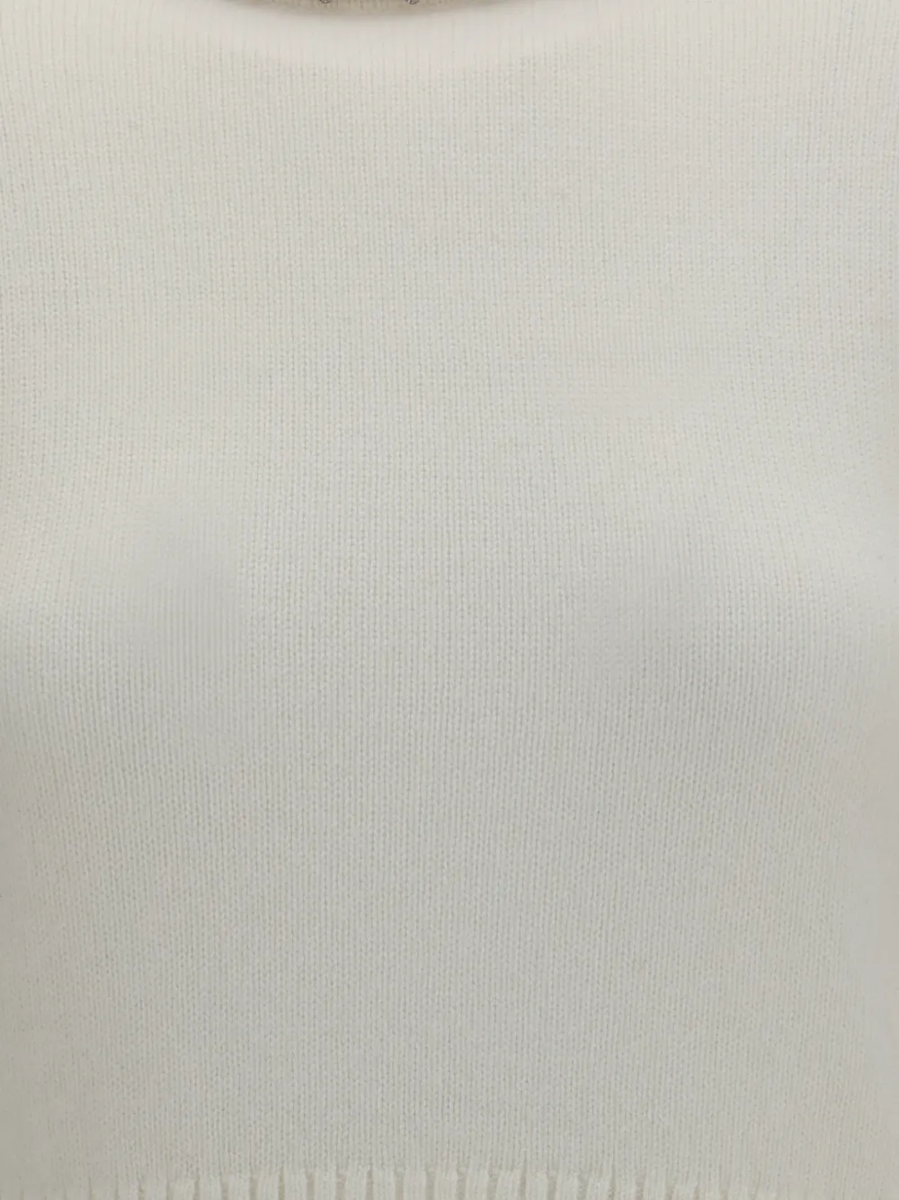 PINKO Berlino trui verfraaid met kristallen Beige