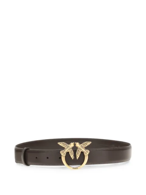 PINKO Love Birds leather belt