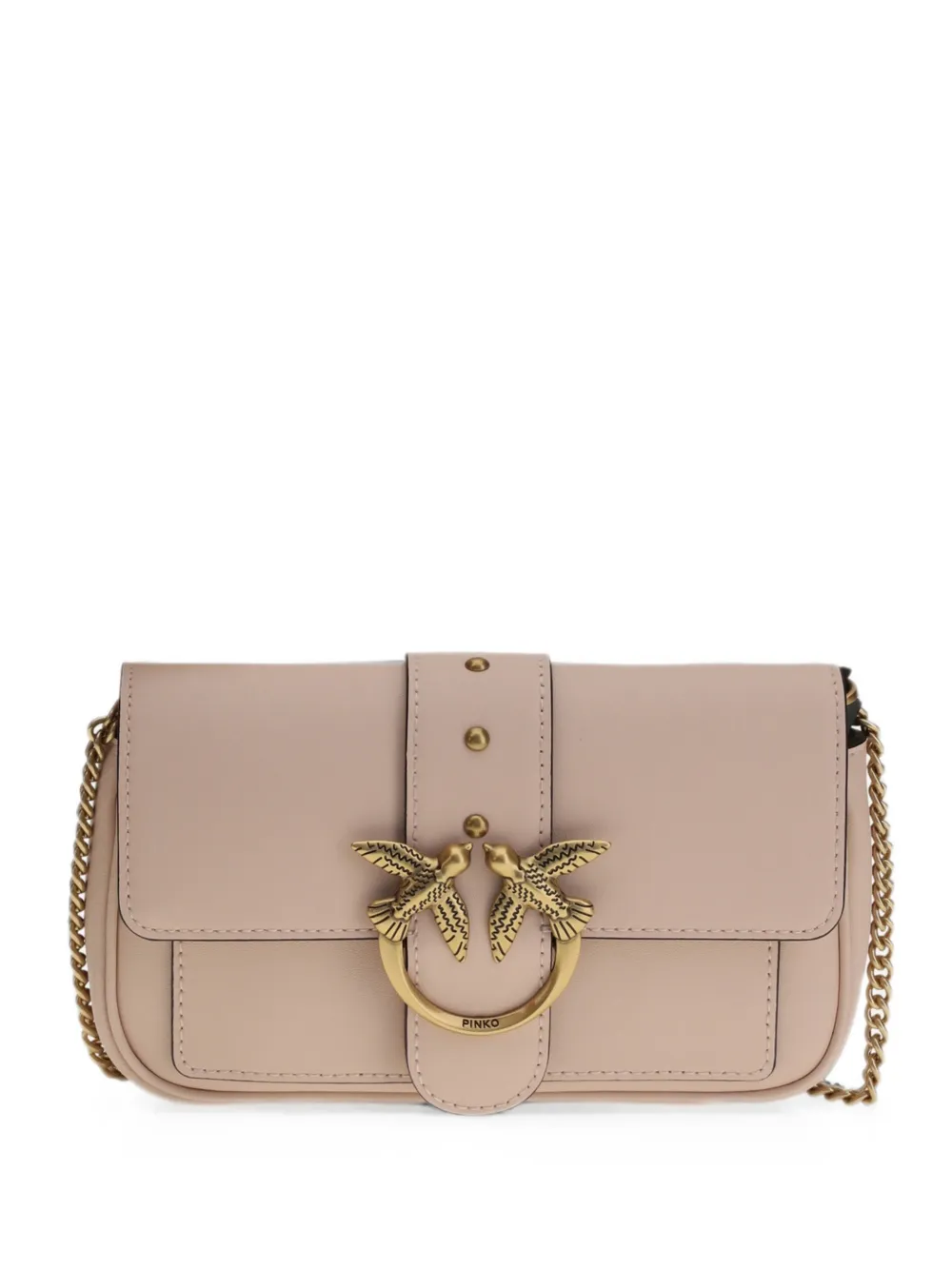 PINKO mini Love One Pocket cross body bag - Rosa