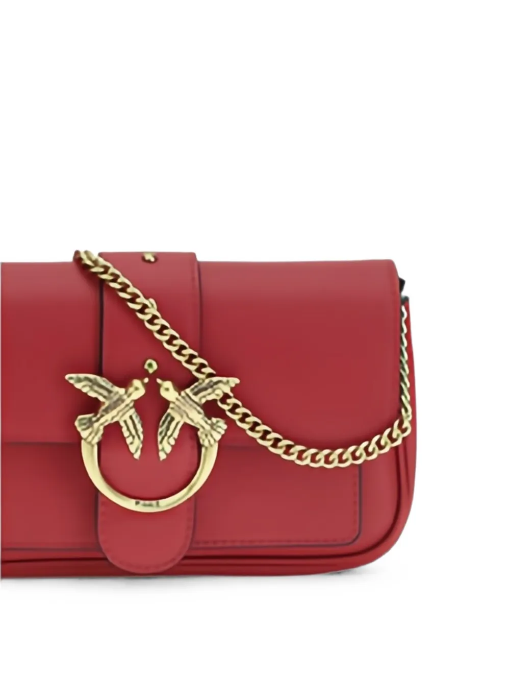 PINKO Love Click Pocket mini-crossbodytas Rood