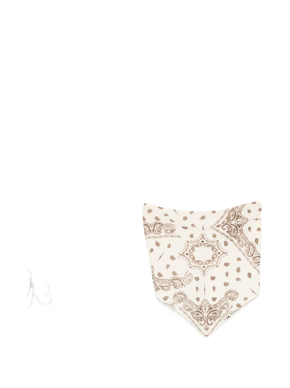 VENUJA paisley-print handkerchief tank top - Toni neutri