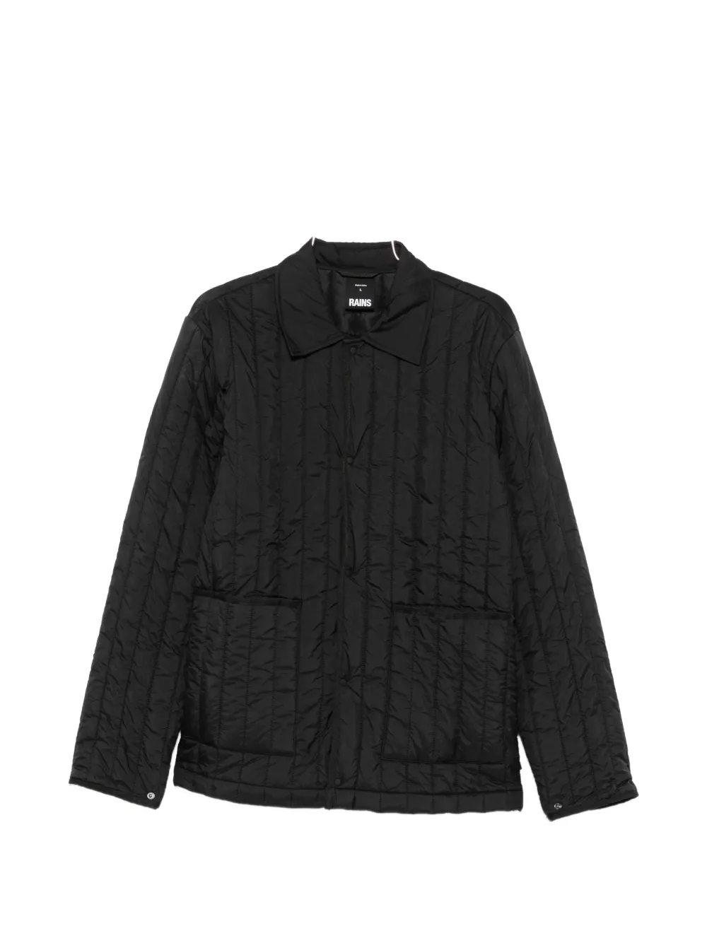 Rains Banja Liner shirt jacket - Nero