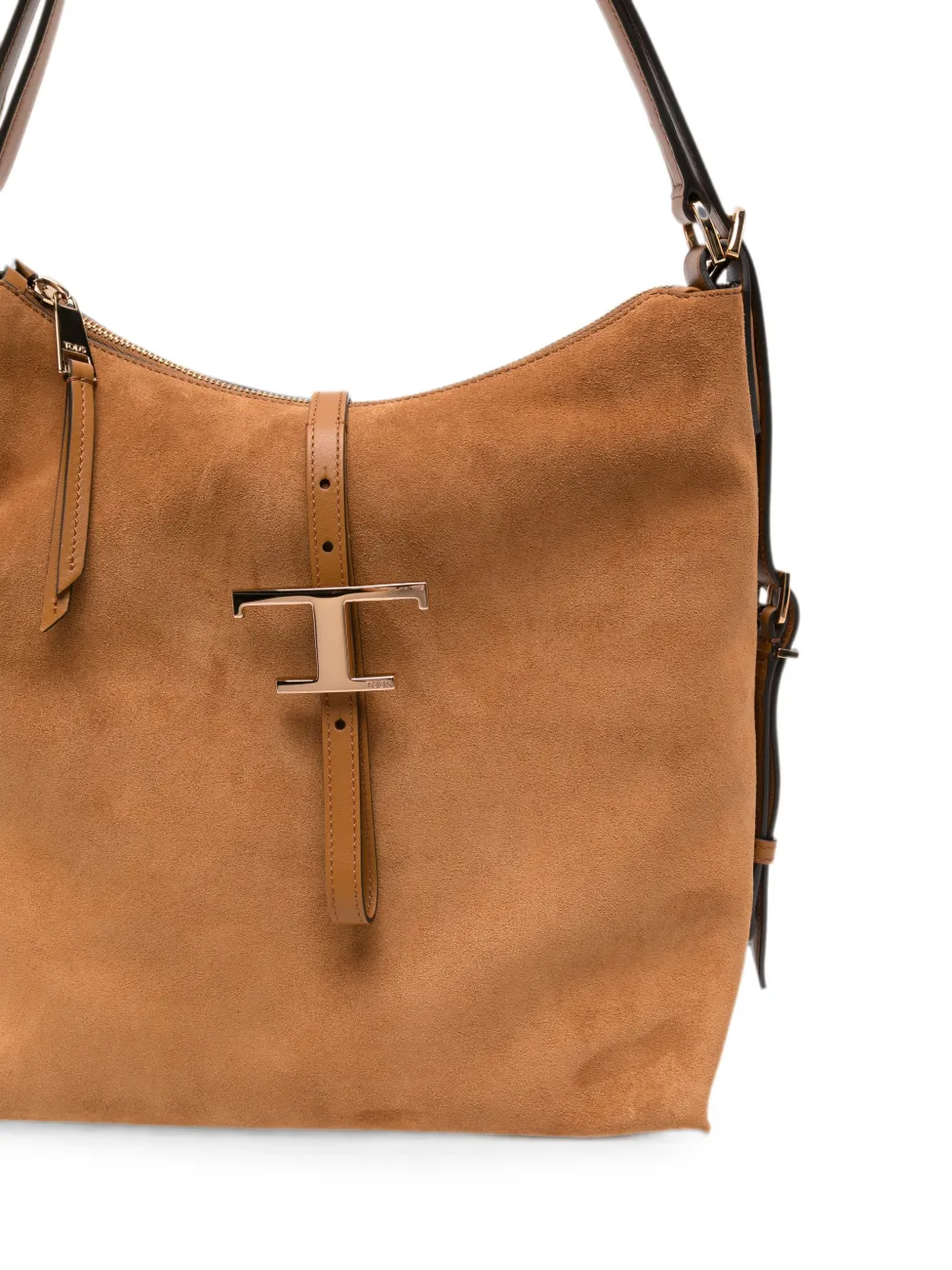 Tod's T Timeless suède shopper Beige