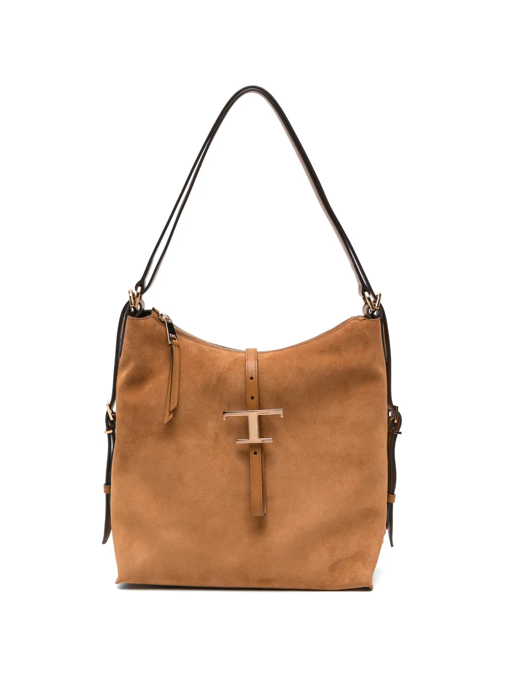 Tod's T Timeless suede tote bag - Nude