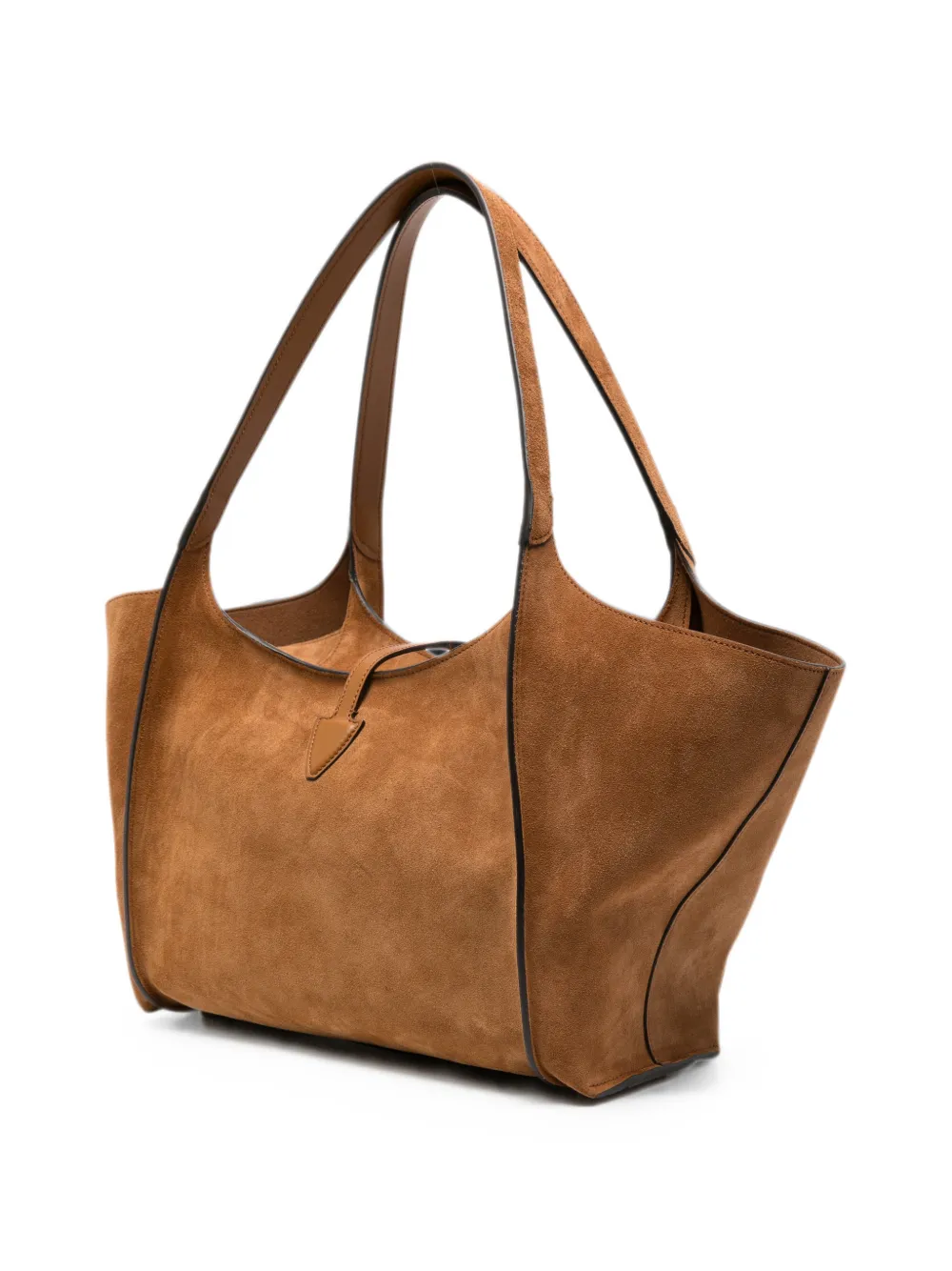 Tod's T Timeless suède shopper Bruin