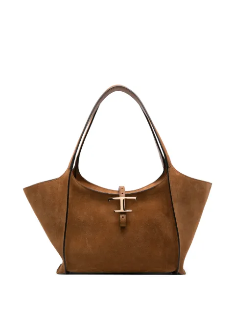 Tod's T Timeless suede tote bag
