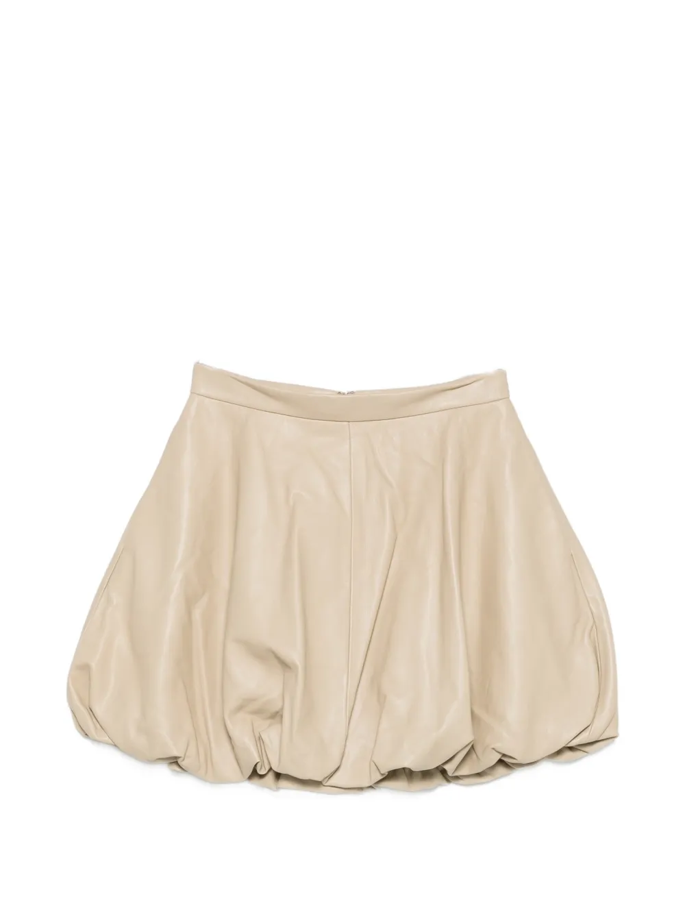 By Malene Birger leather mini skirt - Nude