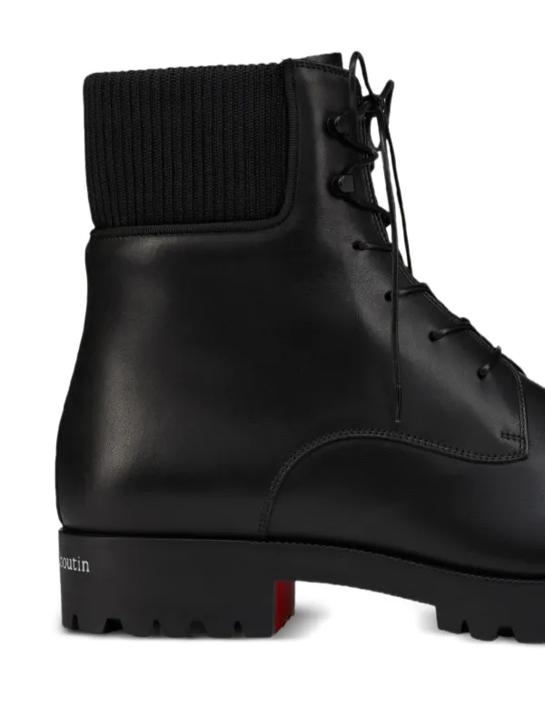 Christian Louboutin Trapman Biker Boots | Black | FARFETCH display picture 3