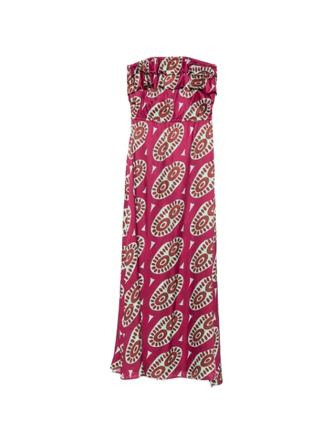 Themis Z Selene ruffled strapless maxi dress