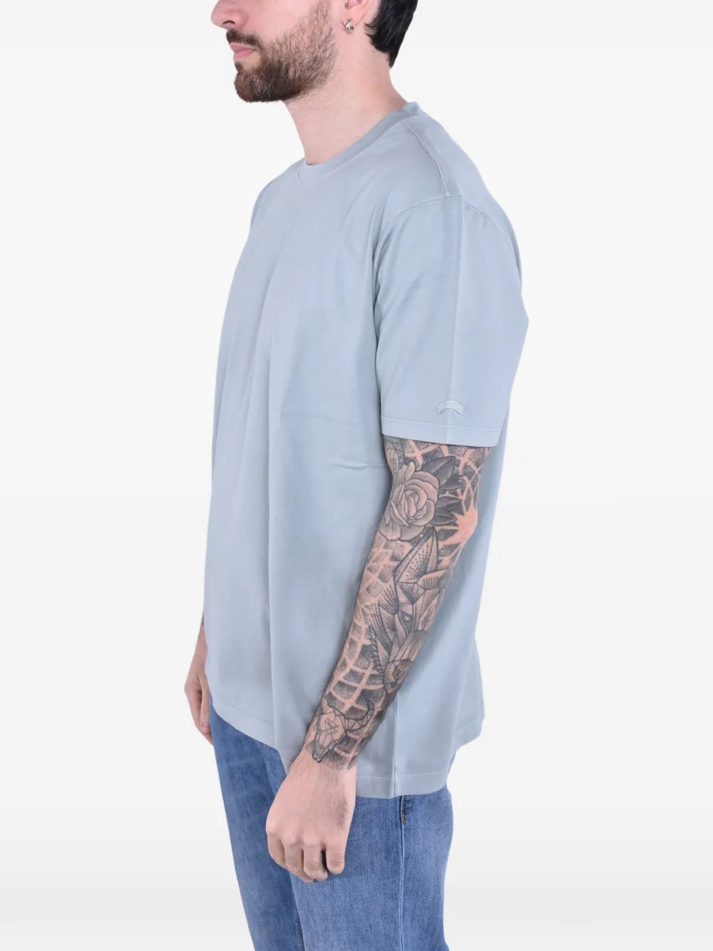 Paul & Shark Moon Badge jersey T-shirt Blauw