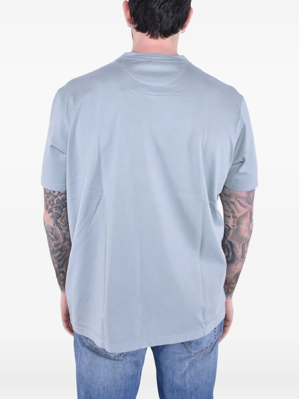 Paul & Shark Moon Badge jersey T-shirt Blauw