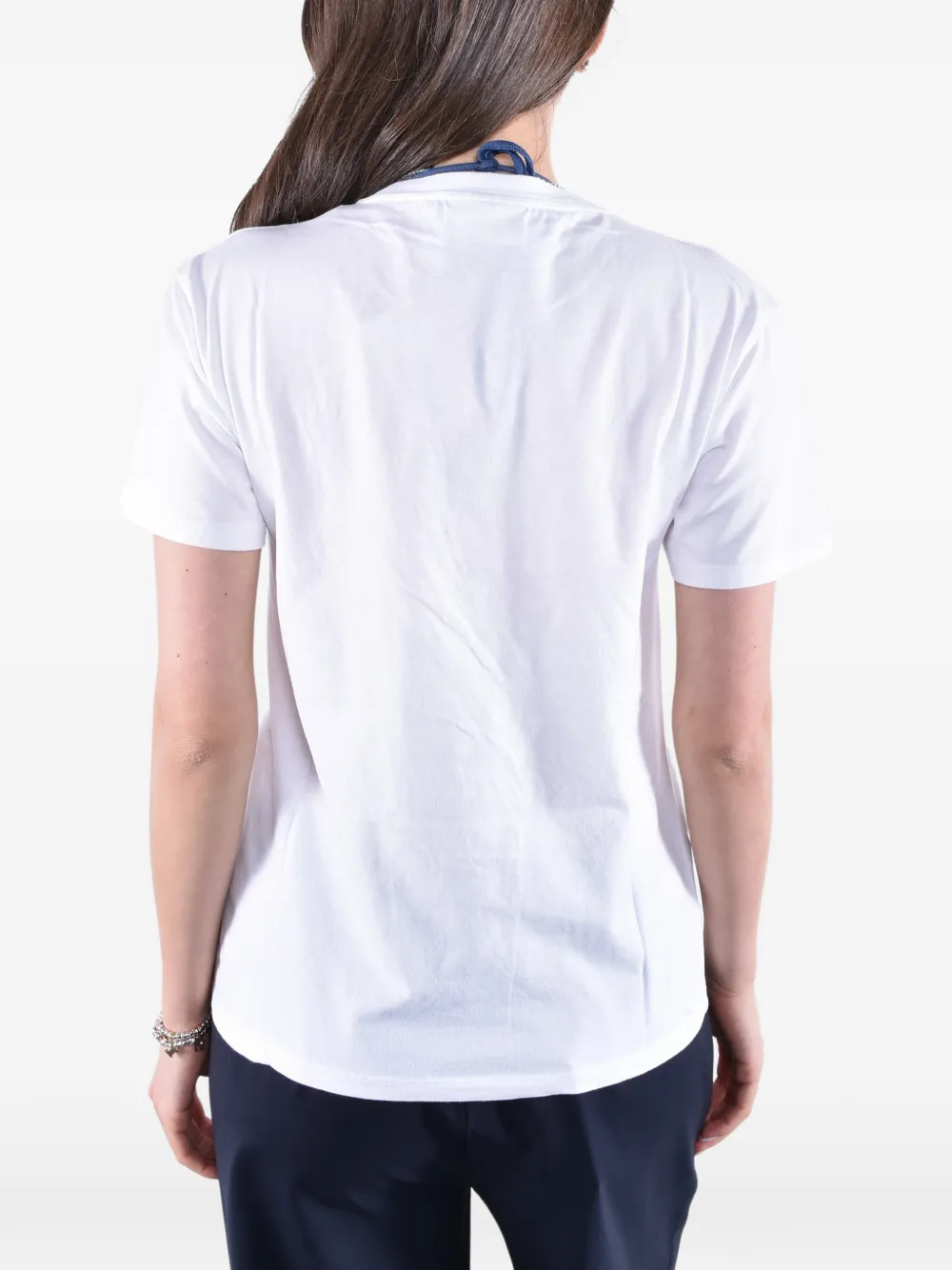 MC2 Saint Barth T-shirt met geborduurd logo Wit