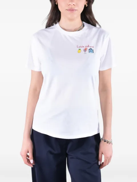 MC2 Saint Barth Emilie embroidered cotton T-shirt