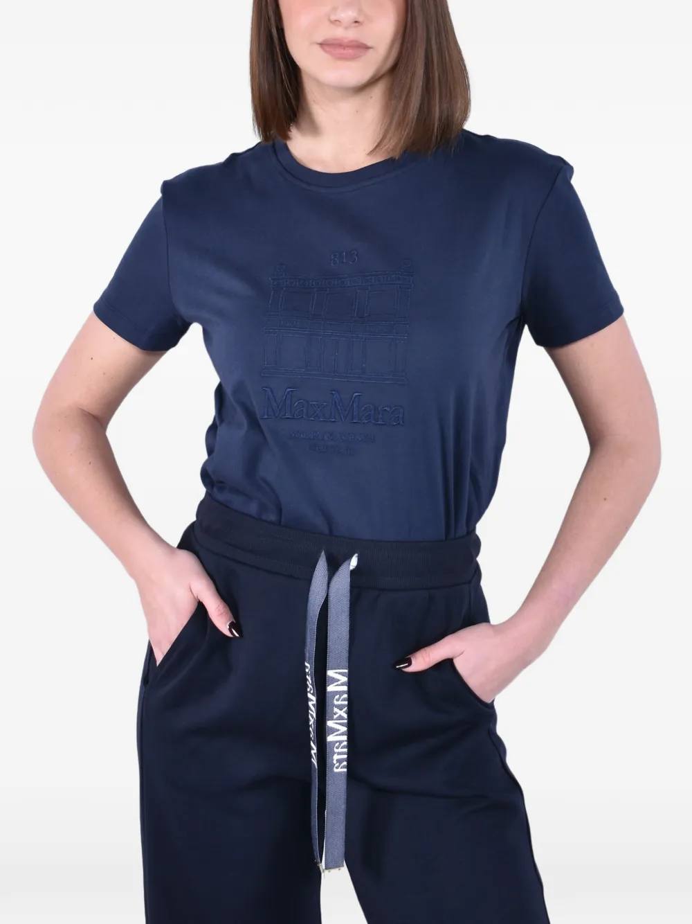 'S Max Mara short-sleeves T-shirt - Blu