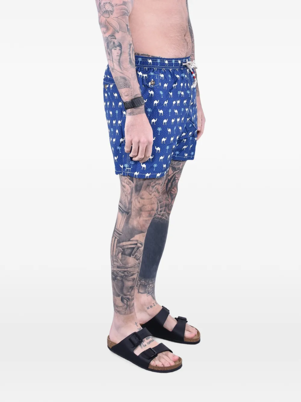 MC2 Saint Barth Zwembroek met print Blauw