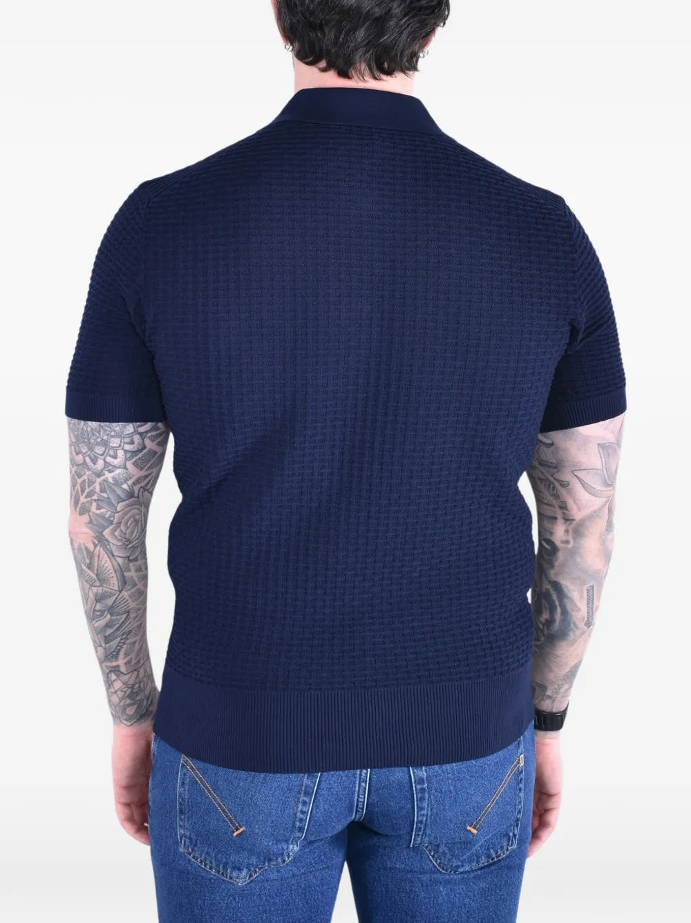 Kangra Katoenen poloshirt Blauw